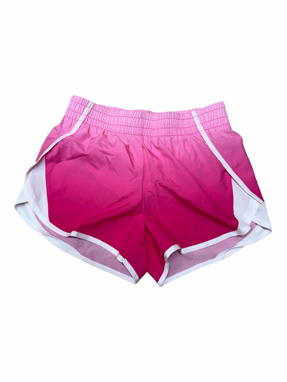 Athletic Works Girls XL 14/16 Pink Ombre Running Athletic Shorts Lined Active